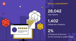 G2's Fall 2026 Reports: Raking Up Insights From 28,000+ Reports