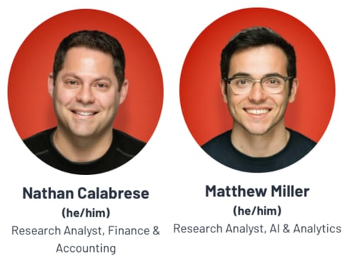 G2 analysts Nathan Calabrese and Matthew Miller