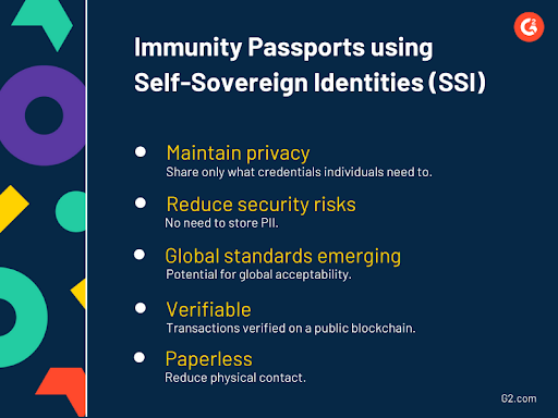 the benefits of using self-sovereign identities (SSI) for immunity passports